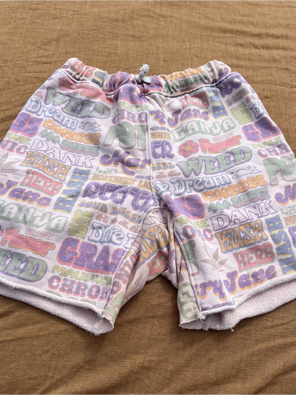 Camp High Collective Synonyms Word Print Sweat Shorts Streetwear Loungewear